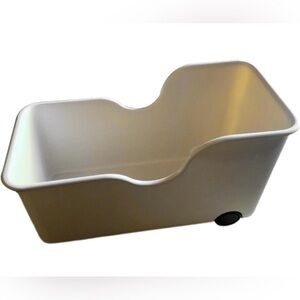 Kitchen Storage Container, Storage Basket with Wheels, L